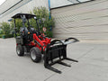 Electric Mini Loader with Large Capacity Skid Steer Loader Front Loader Backhoe Loader Wheel Loader Battery Powered for Home Use