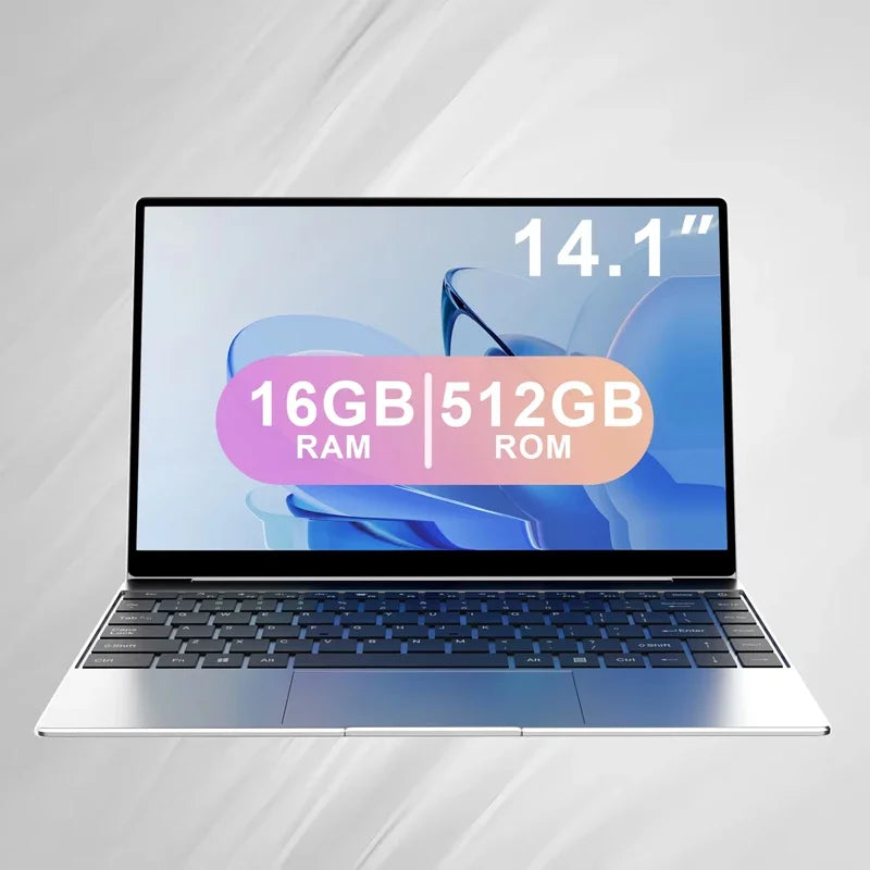 New Arrival Leisure Slim Laptop 16GB RAM 2TB SSD Intel N3700 Chip Full HD Display Home Entertainment PC