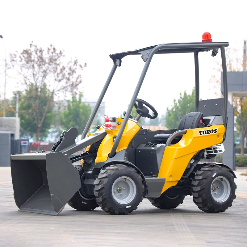 Customized Epa Construction Small Compact Front Shovel Agriculture Construction Diesel Mini Skid Steer Wheel Loader