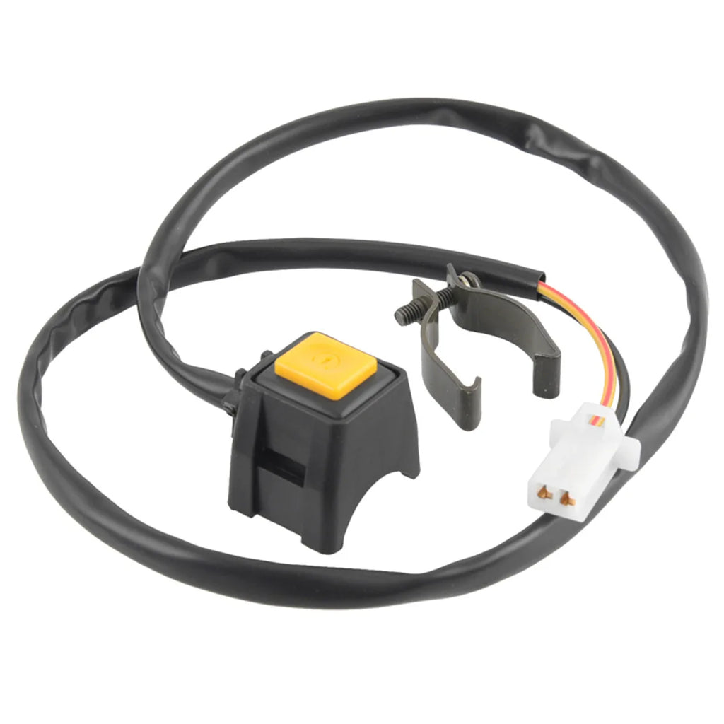 Motorcycle Kill Switch Red Push Button Horn Starter Control Switch Dirt Bike ATV UTV Dual Sport For 22mm Handlebar Mounted Bars
