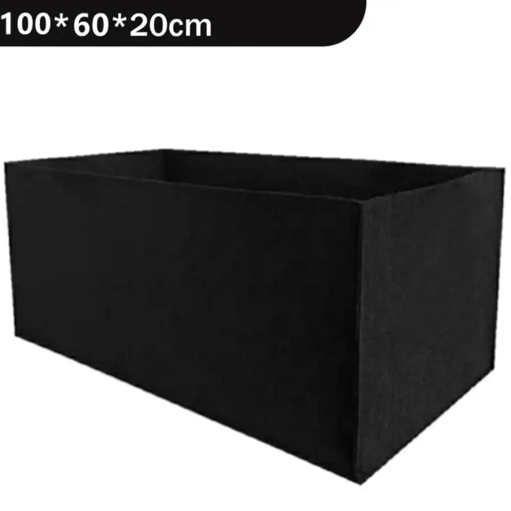 Square Felt Growing Bucket Plant Growth Bag Multi-Functional Vegetable Plant Non-Woven Felt Growing Bag