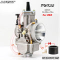 PWK 21 24 26 28 30 32 34mm With Power Jet Carburetor For OKO 2T 4T Motorcycle Carb For Dirt Bike Pit Bike Scooter ATV Quad UTV