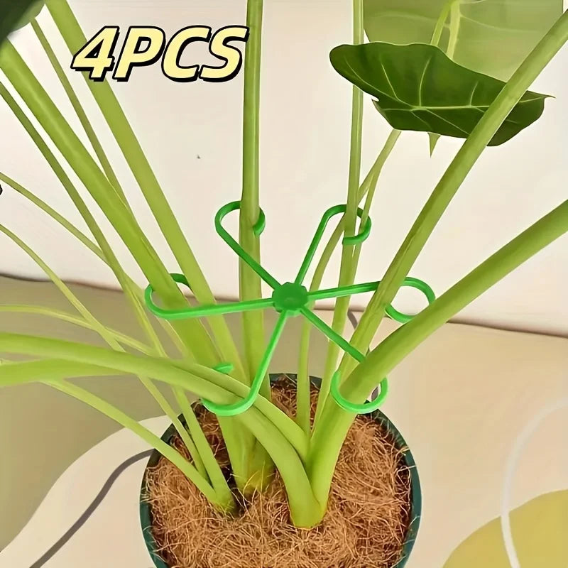 Plant Stem Support Clips, Flower Stem Gathering Frame, Support Fixer - Anti-Toppling, Hydroponic Branch Fixing Pot Rack ,garden