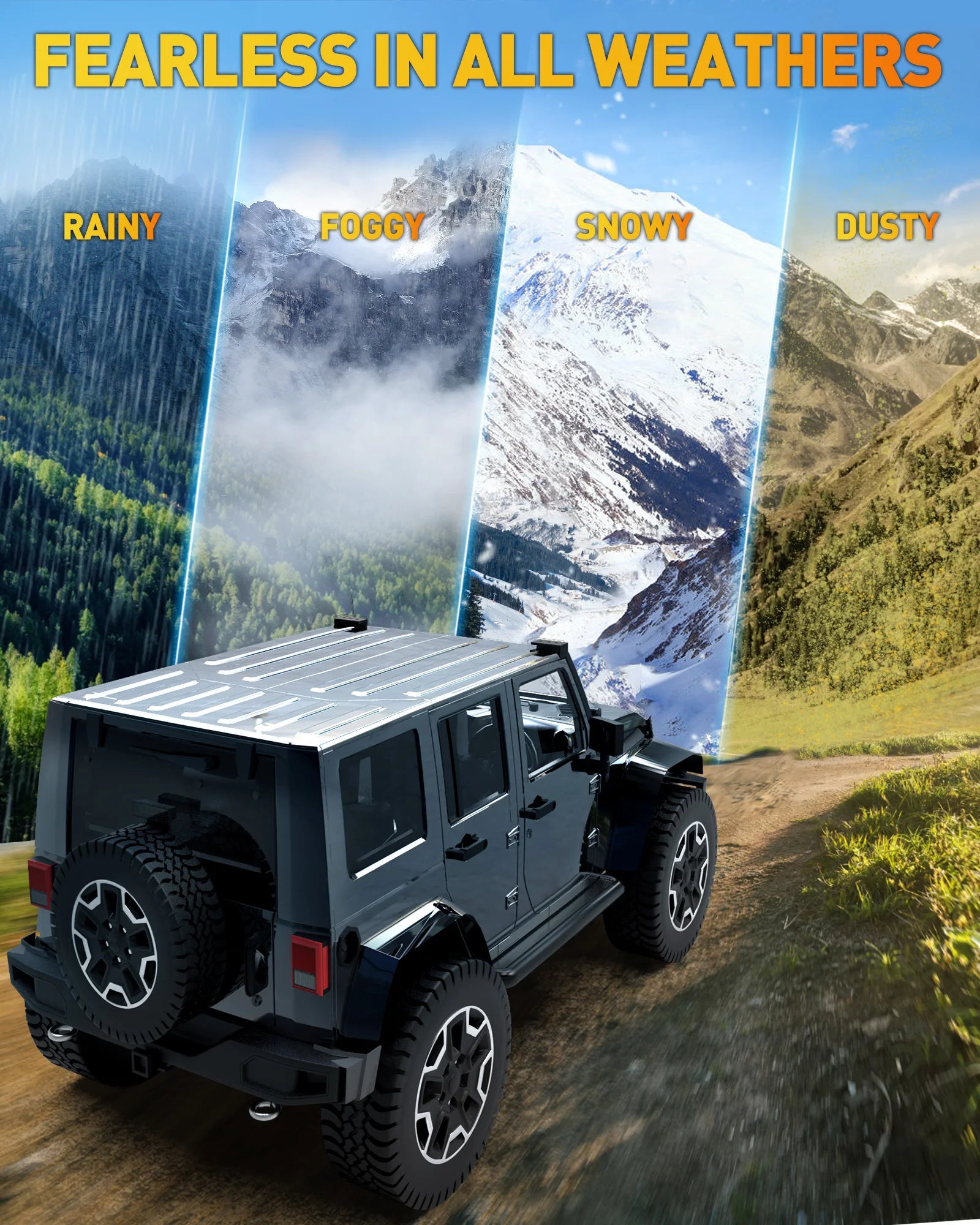 NAOEVO 7 inch LED Light Bar 240W 24000LM 4x4 Offroad Spot Flood Combo Fog LED Waterproof Work Lights for Truck Boat UTV ATV Jeep