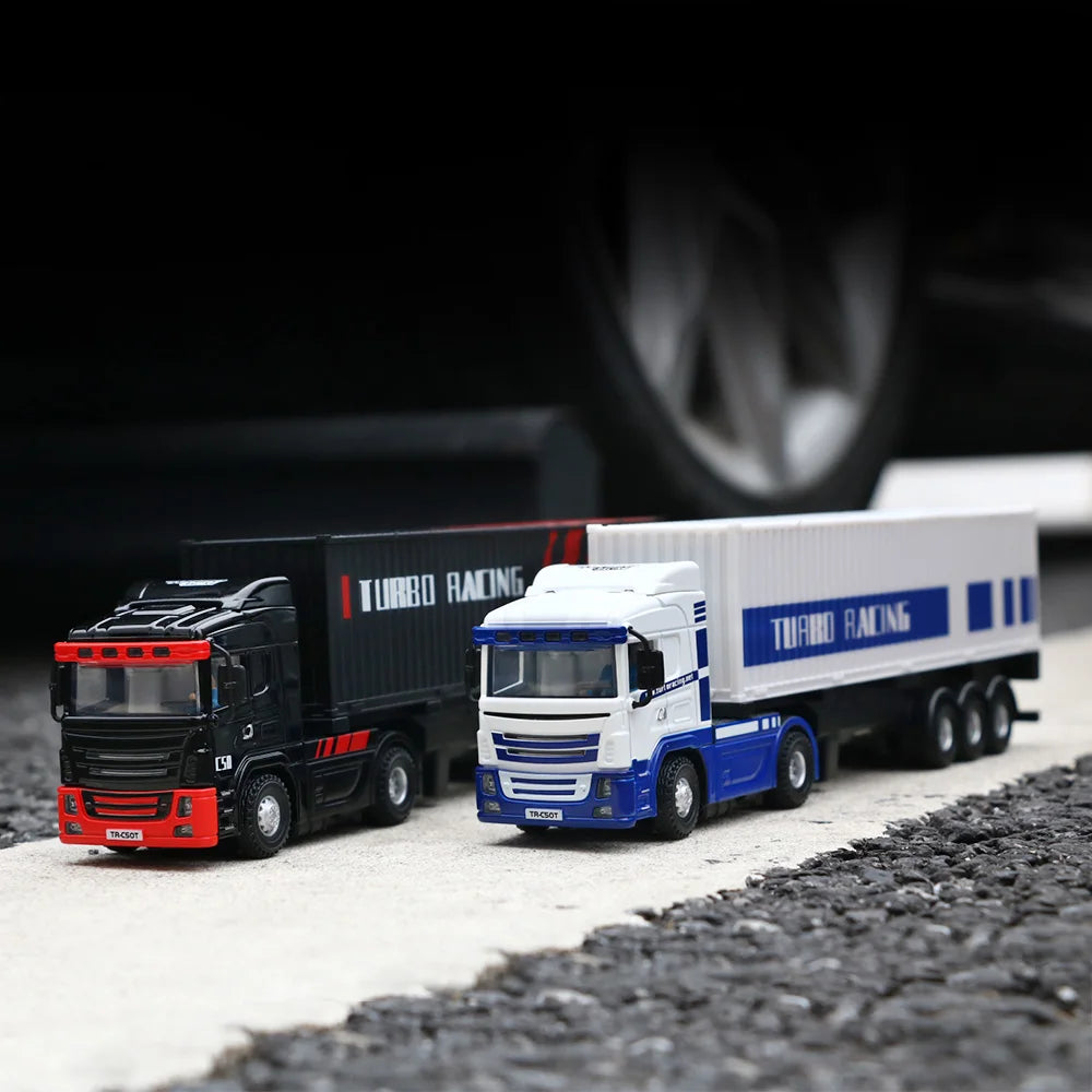 Turbo Racing C50-T 1:76 C50 Remote Control Truck Simulated Vehicle Lights and Horn RTR Version Toy Car