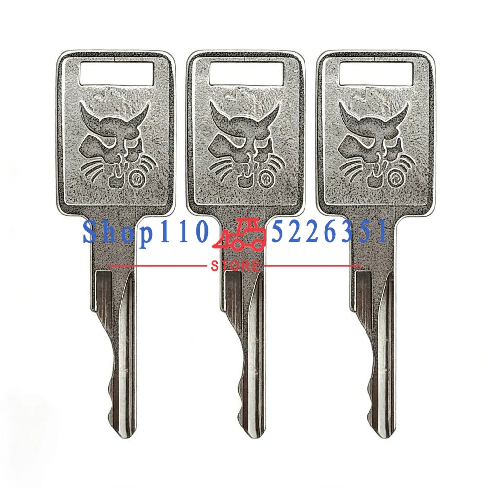 10/5/3/1pc D250 Ignition Key For Bobcat Skid Steer Loaders and Mini Excavators 6693241 6693245 6709527 For S550 S185 S331 / S160