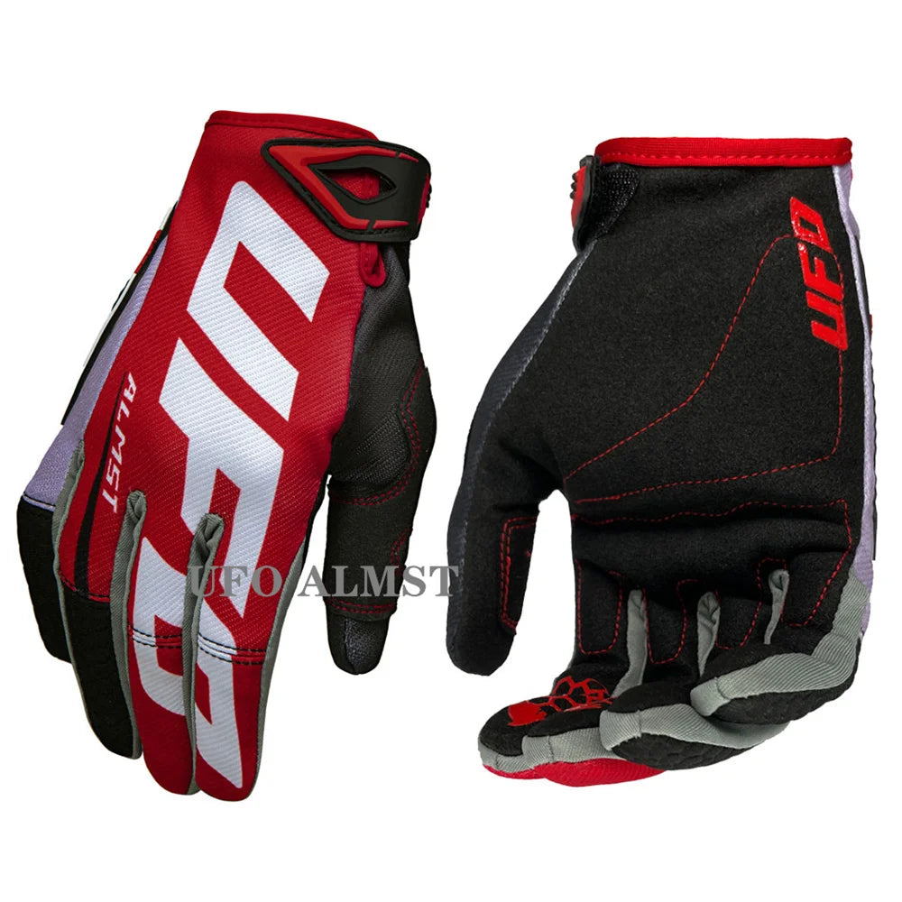 UFO Almst Off-road Motorcycle Gloves Mens Women Mountain Bike Gloves BMX ATV UTV Guantes Soft Breathable Motocross Racing Gloves