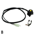Motorcycle Kill Red Push Button Horn Starter Dirt Bike ATV UTV Dual Sport  For 22mm (7/8") Bars Off Road Motorcycle New