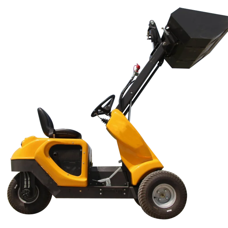 Customized high-quality and affordable small skid steer loader with three wheels and front shovel loader, affordable price