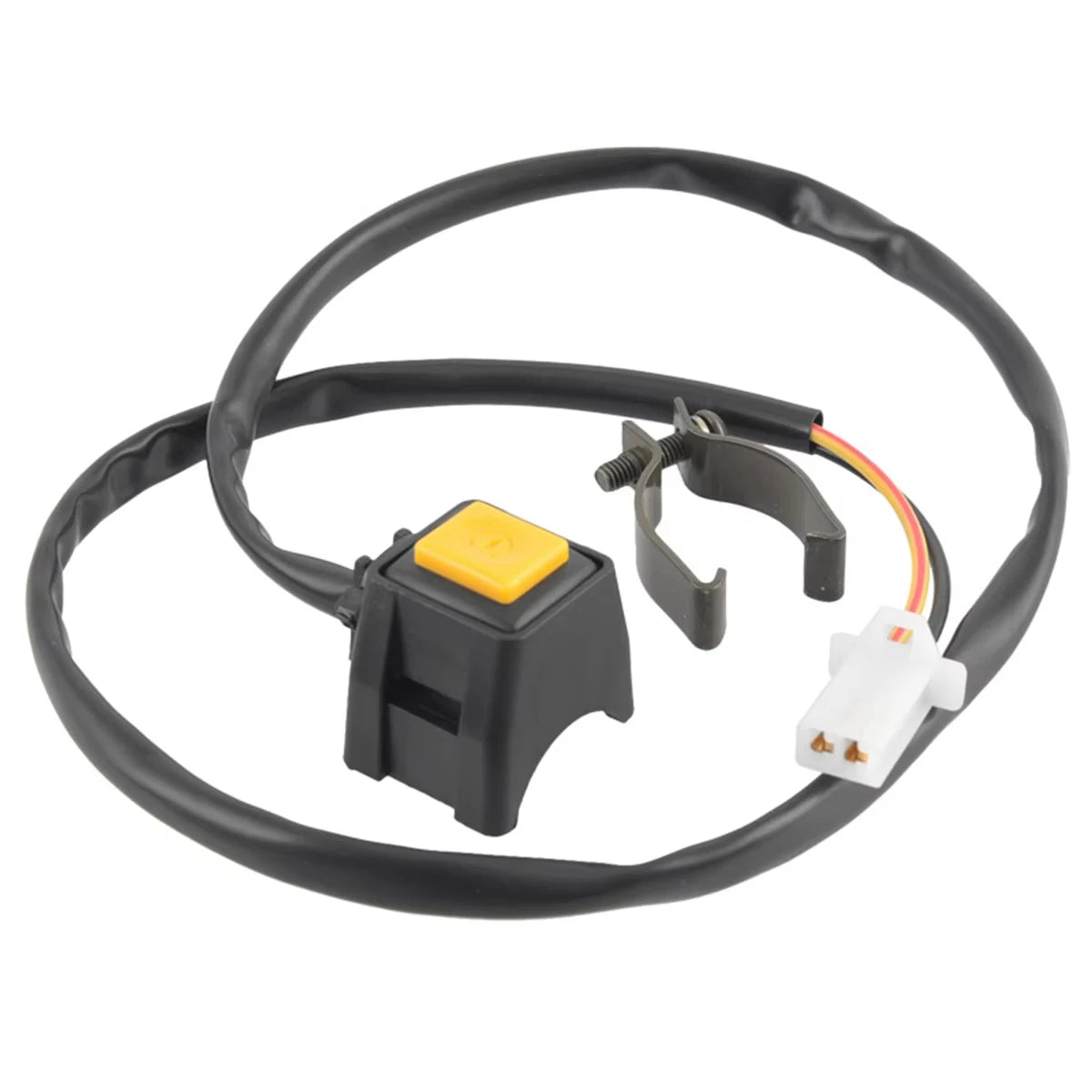 Motorcycle Kill Switch Red Push Button Horn Starter Control Switch Dirt Bike ATV UTV Dual Sport For 22mm Handlebar Mounted Bars