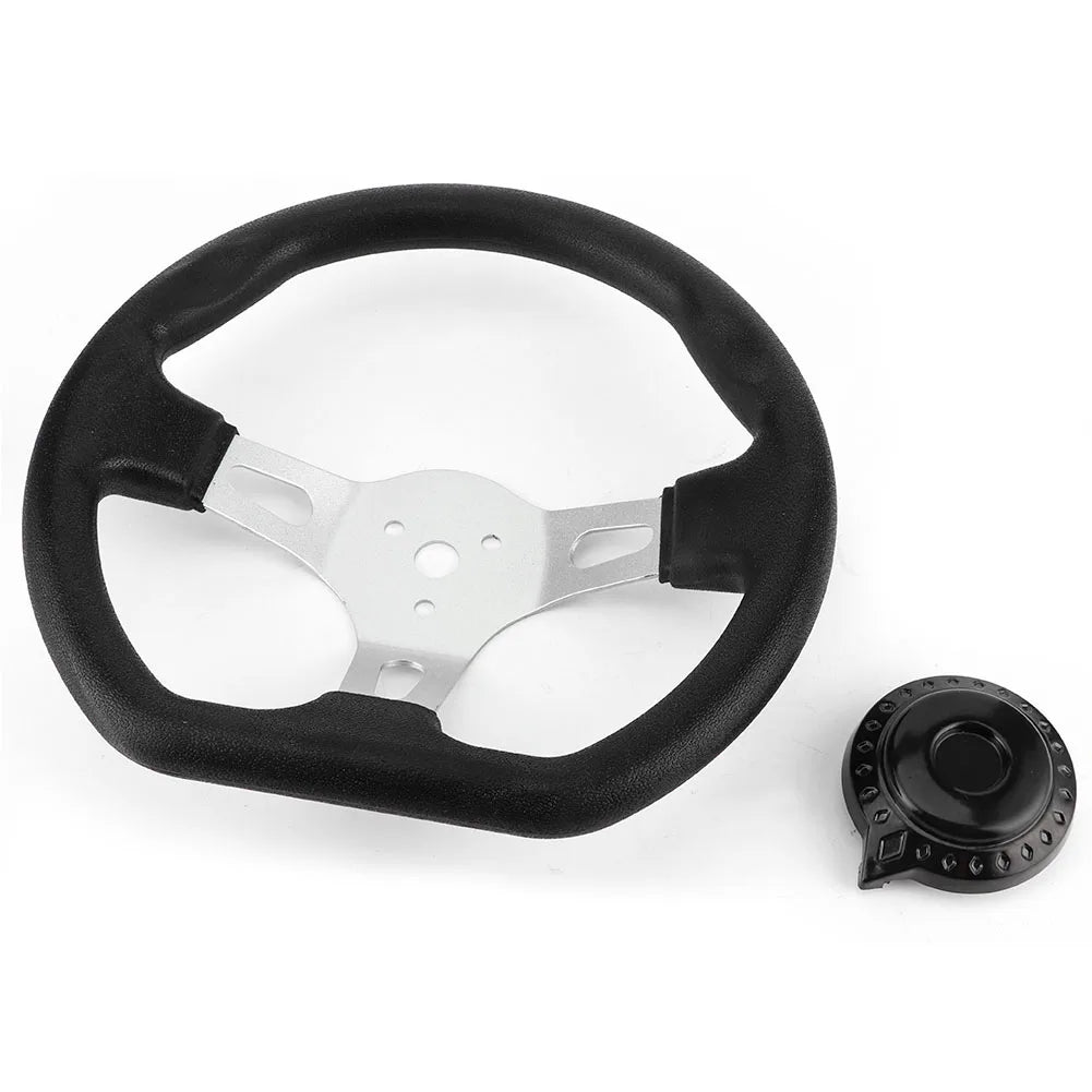 GO Kart Steering Wheel 270mm High Quality Steering Wheel for GO Kart Buggy Racing Cart Accessory Racing Cart Steering Wheel