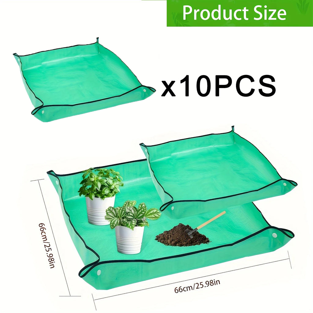 Tray Plant Accessories Plant Regeneration Mat Waterproof Transplant Pad Mixing Soil Plant Pruning Tool Gardening Gifts