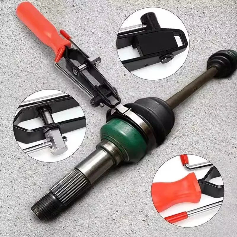 CV Boot Clamp Pliers CV Joint Ear Clamp Banding Tool Set for Vehicles ATV UTV boot Clamps