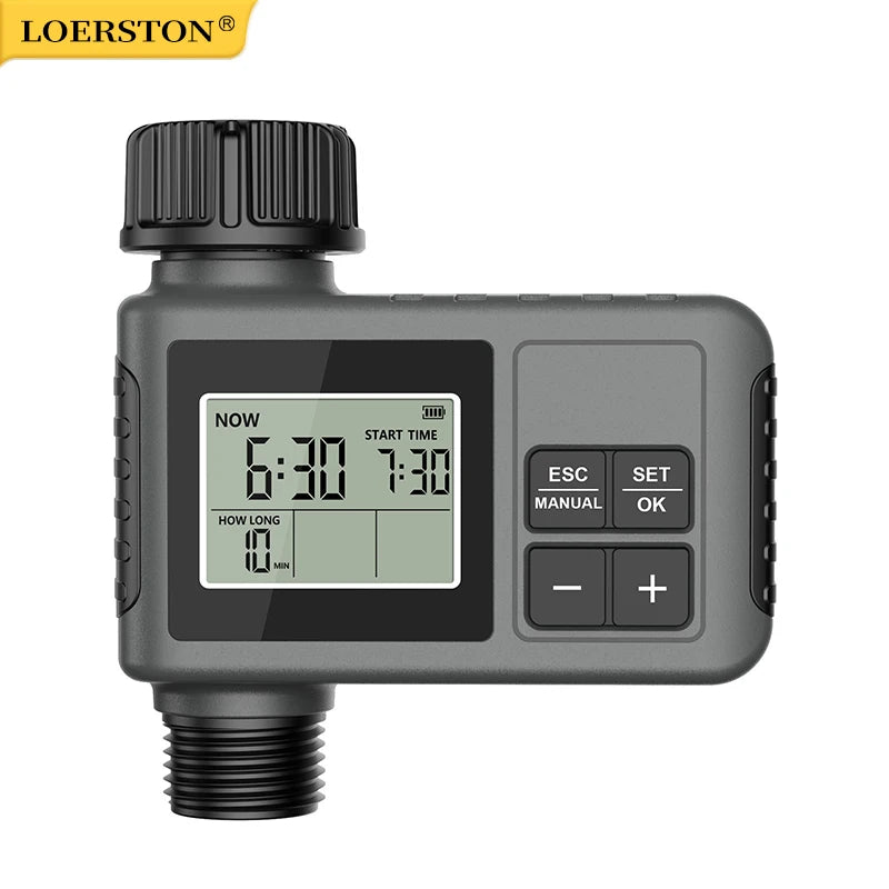 Automatic Water Timer Intelligent Irrigation Watering System Sprinkler Timer Garden Programmer Equipment IPX7 LCD Display