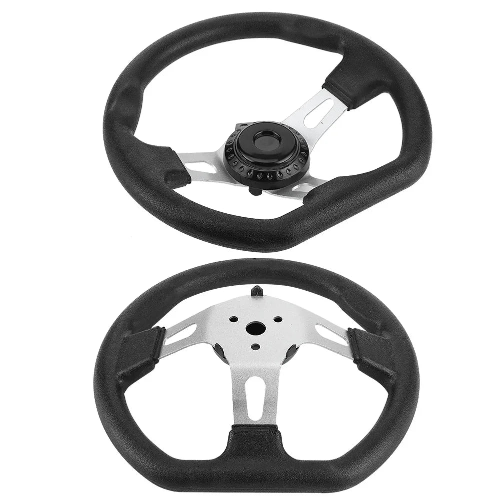 GO Kart Steering Wheel 270mm High Quality Steering Wheel for GO Kart Buggy Racing Cart Accessory Racing Cart Steering Wheel