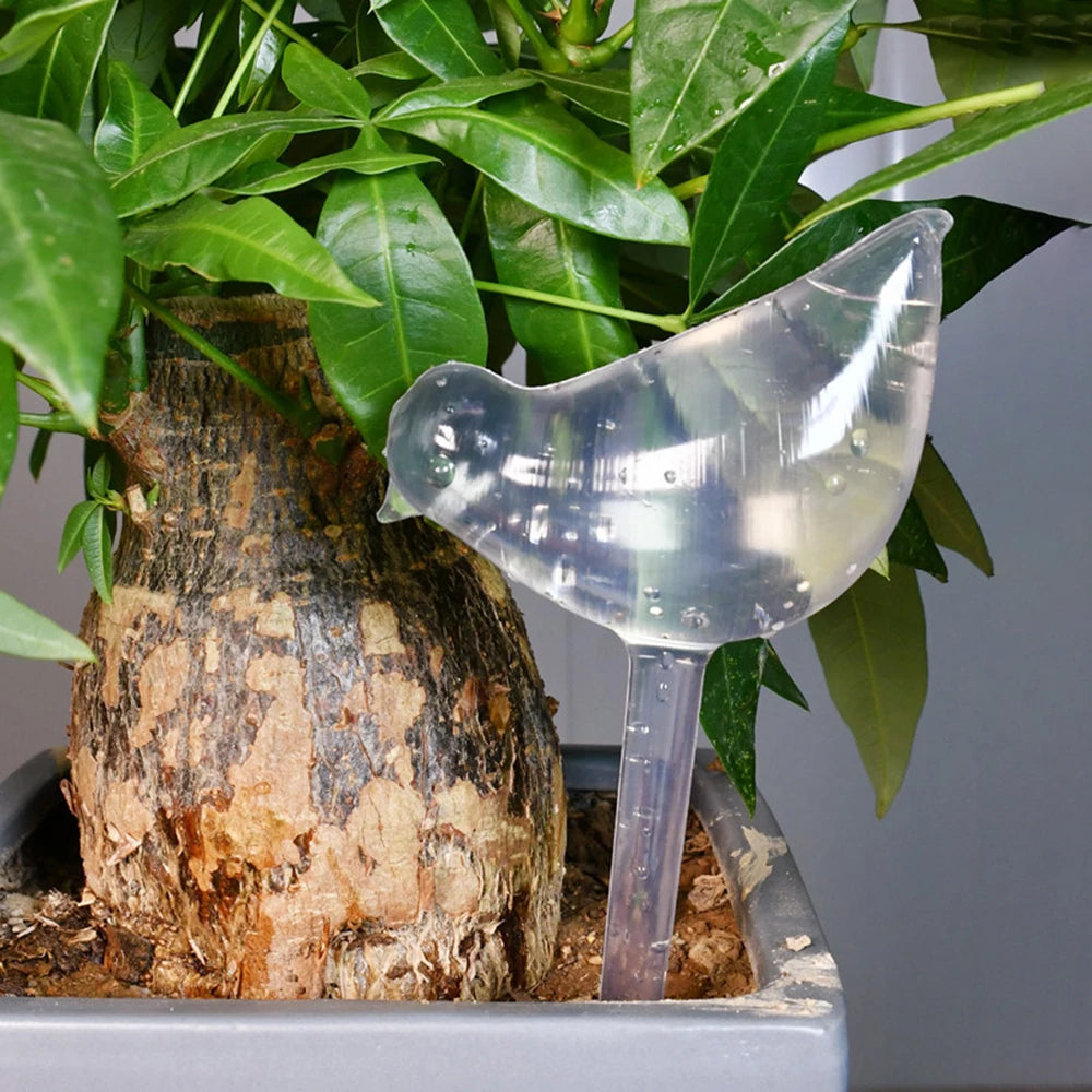 Pink tulip plant watering balls, suitable for indoor and outdoor plants, automatic plant drippers, and automatic watering