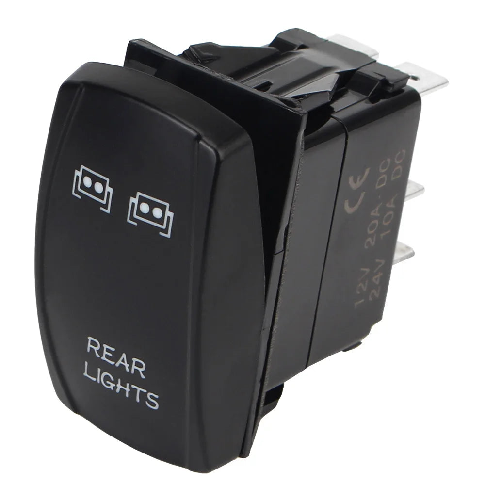 Illuminated LED WINCH DC12-24V Rear Front lights Horn Led light Bar For Can Am Maverick Commander Rocker Switch UTV For Polaris