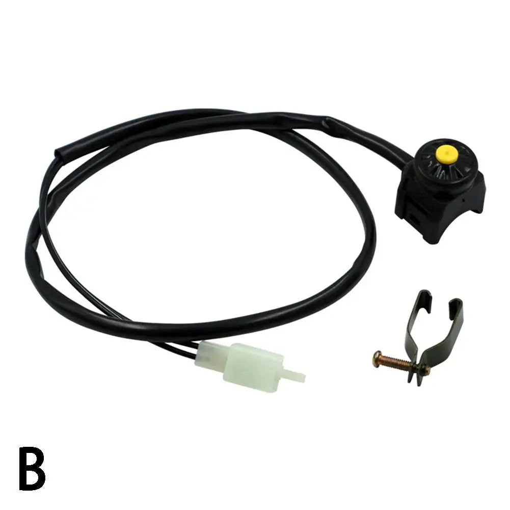 Motorcycle Kill Red Push Button Horn Starter Dirt Bike ATV UTV Dual Sport  For 22mm (7/8") Bars Off Road Motorcycle New