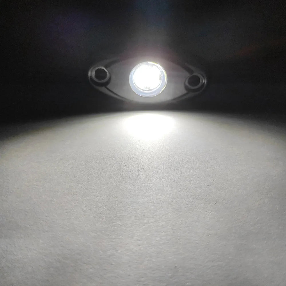 1 Piece 9LED Car LED Rock Light RGB Exterior Atmosphere Light Car Bottom Lamp For Jeep Offroad Truck ATV UTV Underbody Boat Side