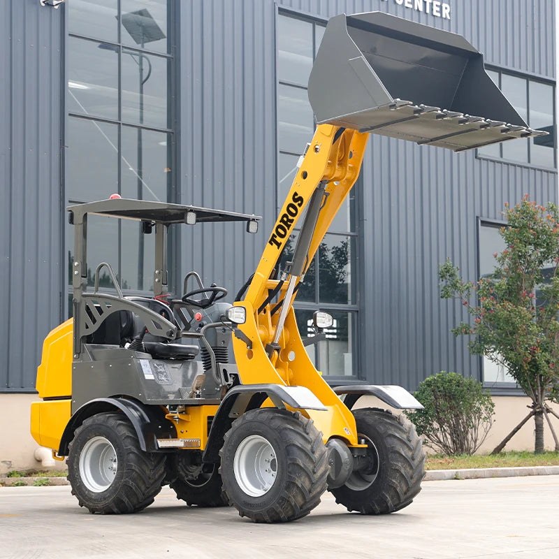Customized Epa Construction Small Compact Front Shovel Agriculture Construction Diesel Mini Skid Steer Wheel Loader