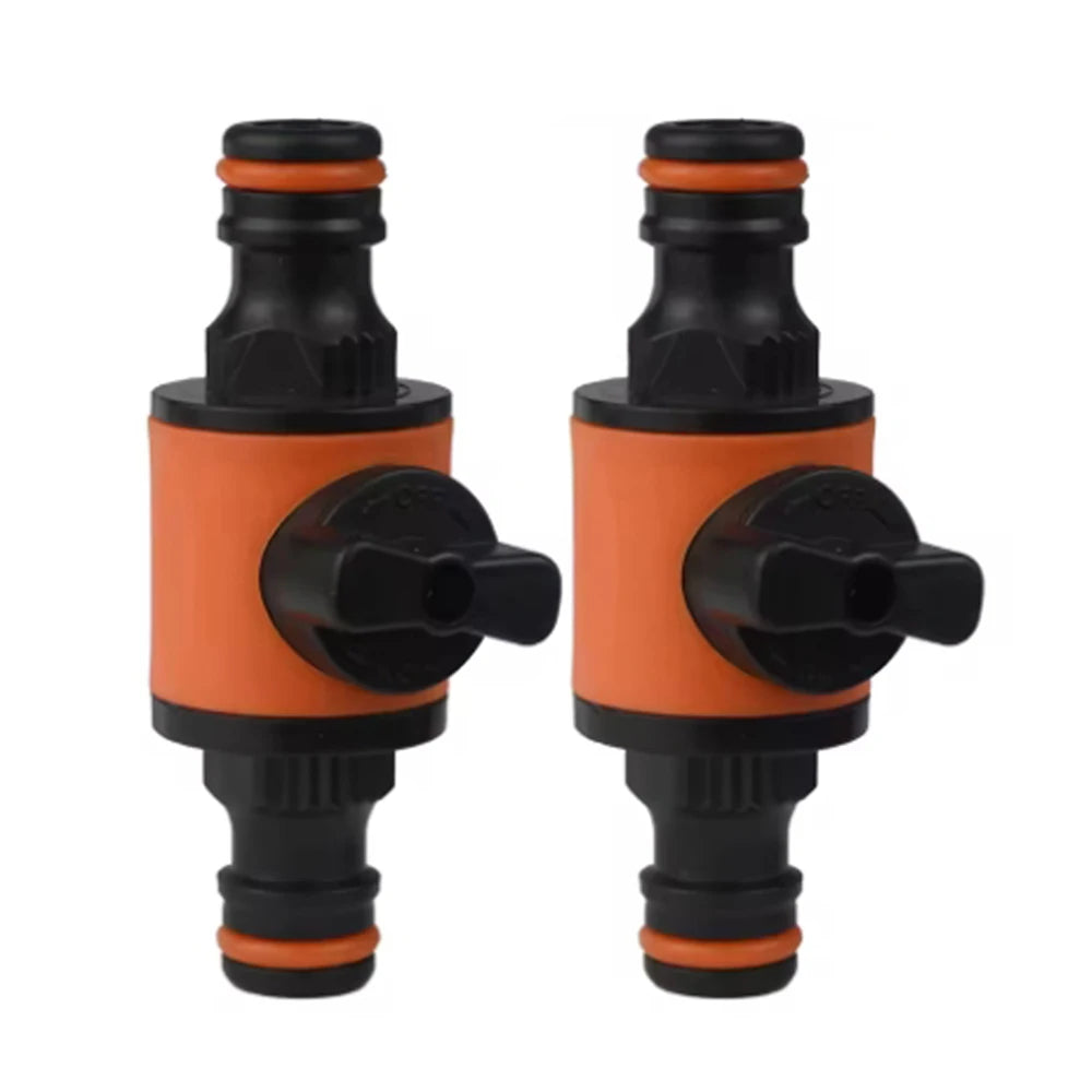 New 1PC/2PCS Garden Hose Shut Off Valve Tap Adapter Quick Joint Garden Sprays Sprinklers for Watering the Garden