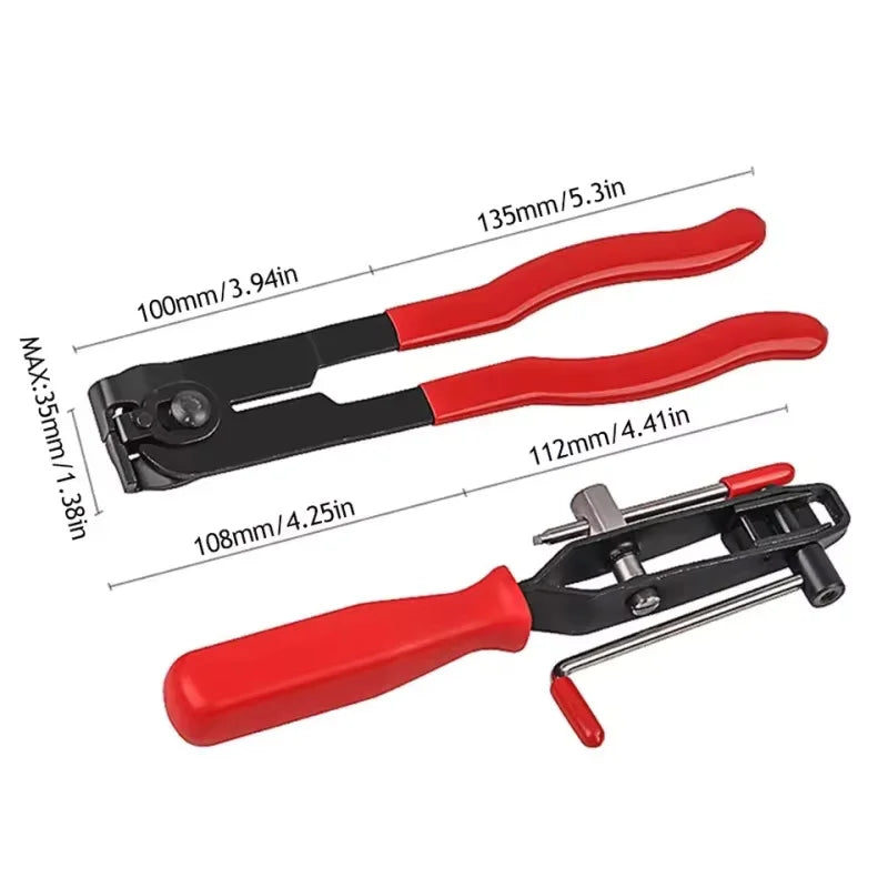 CV Boot Clamp Pliers CV Joint Ear Clamp Banding Tool Set for Vehicles ATV UTV boot Clamps