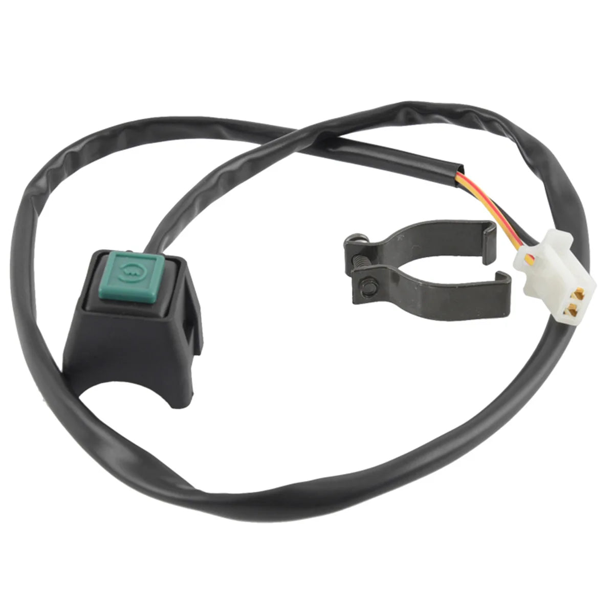 Motorcycle Kill Switch Red Push Button Horn Starter Control Switch Dirt Bike ATV UTV Dual Sport For 22mm Handlebar Mounted Bars