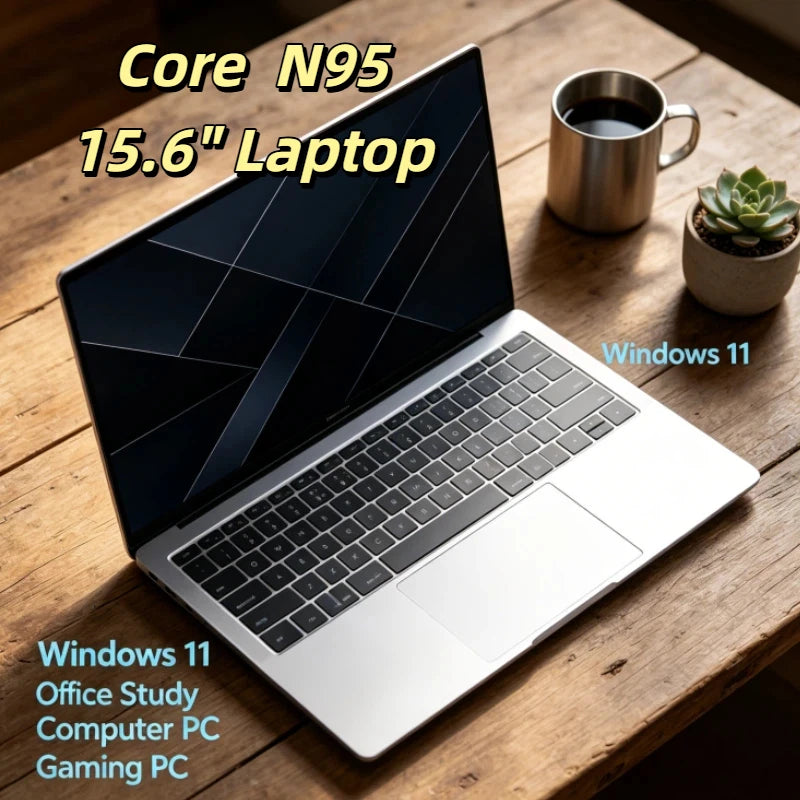 Ultra-clear 120Hz Screen Original 15.6" Laptop N95 FHD IPS Display 7500mAh 32GB/2TB SSD Backlit Keyboard