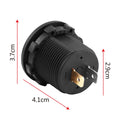 12 V Motorcycle Car LED Digital Display Voltmeter Waterproof Voltage Volt Meter Gauge Motorbikes Cars Boats ATV UTV camper