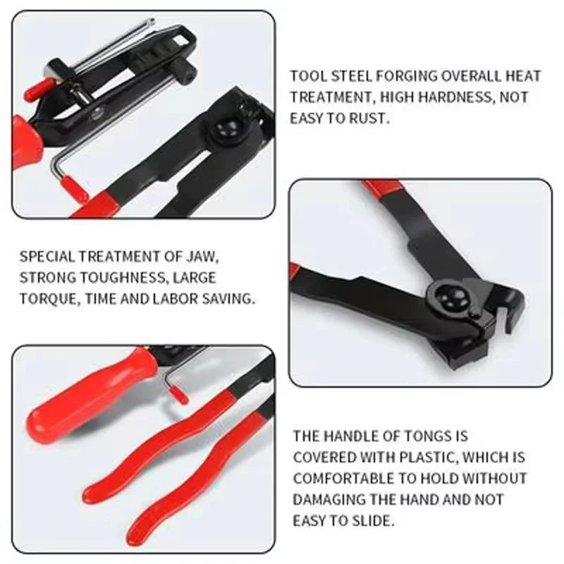 CV Boot Clamp Pliers CV Joint Ear Clamp Banding Tool Set for Vehicles ATV UTV boot Clamps