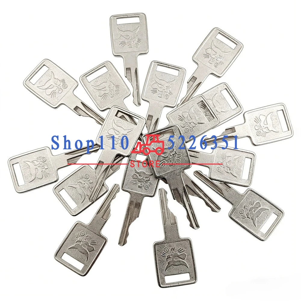 10/5/3/1pc D250 Ignition Key For Bobcat Skid Steer Loaders and Mini Excavators 6693241 6693245 6709527 For S550 S185 S331 / S160