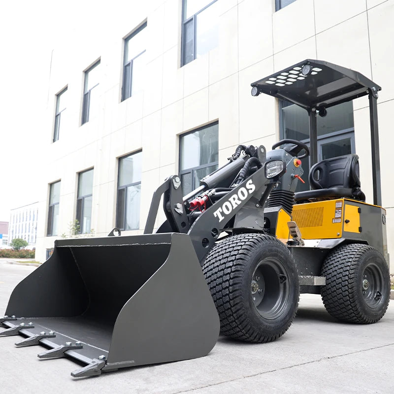 Customized Epa Construction Small Compact Front Shovel Agriculture Construction Diesel Mini Skid Steer Wheel Loader