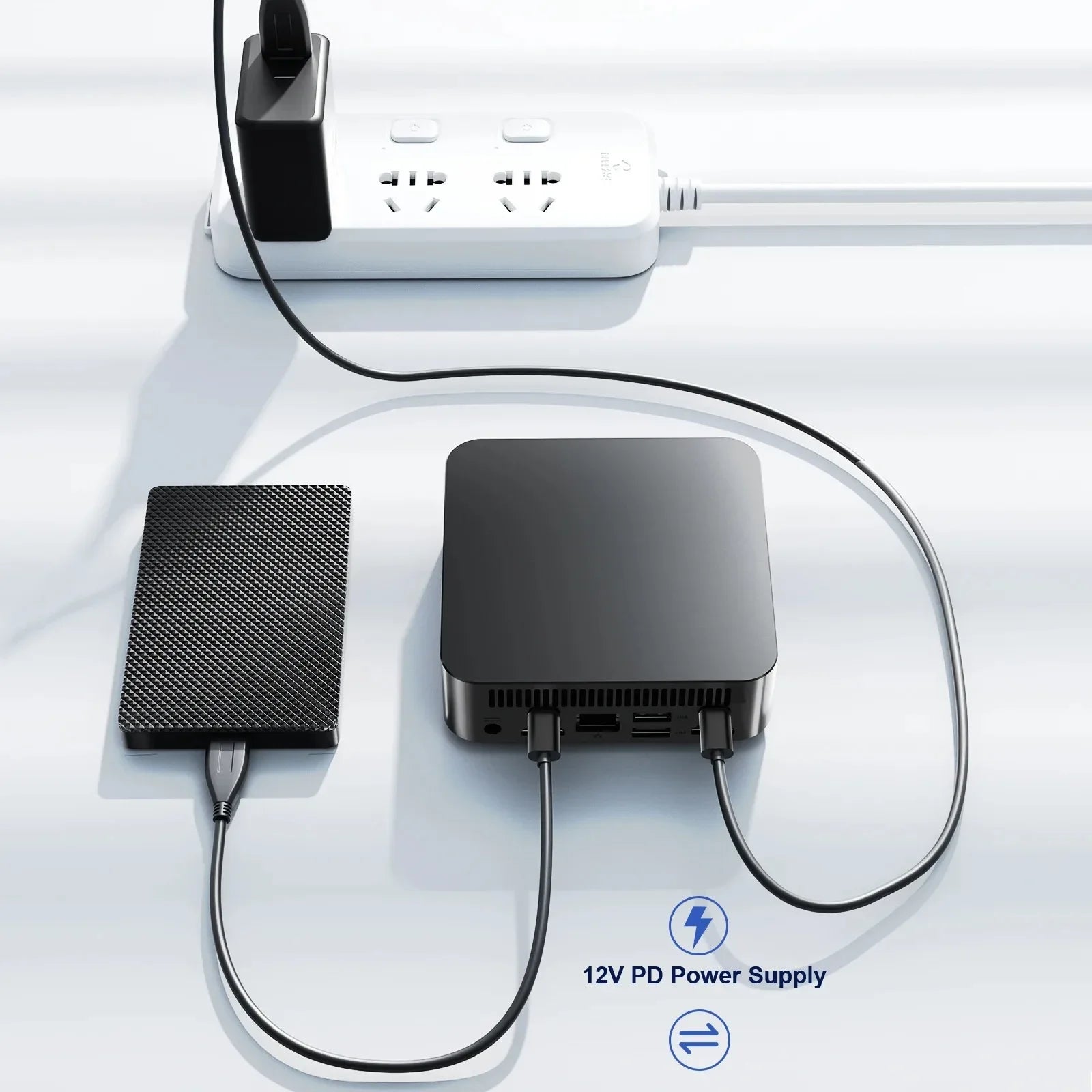 2026 Mini PC Intel Core i3-6100 Computer Windows 11 16GB 1TB 2TB 4K Gaming Computer WiFi6 USB Portable Mini Desktop PC