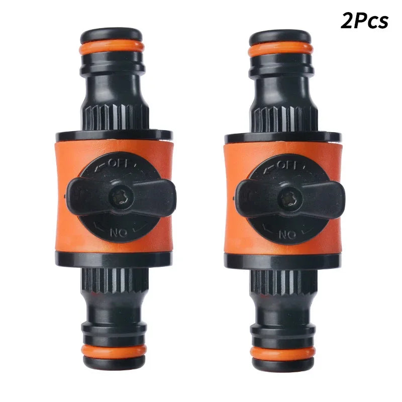 New 1PC/2PCS Garden Hose Shut Off Valve Tap Adapter Quick Joint Garden Sprays Sprinklers for Watering the Garden
