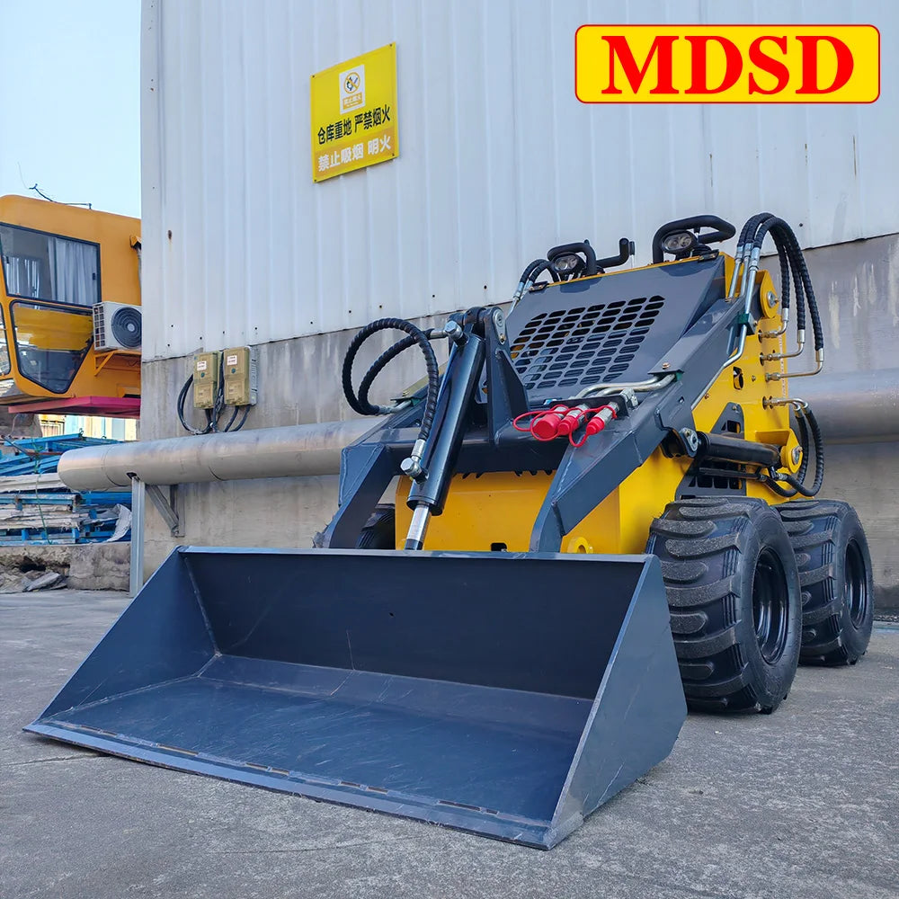 Cost-Effective Wheel Skid Steer Loader Small Size High Efficiency for Narrow Space Operation Skid Steer Loader Customize for Sal