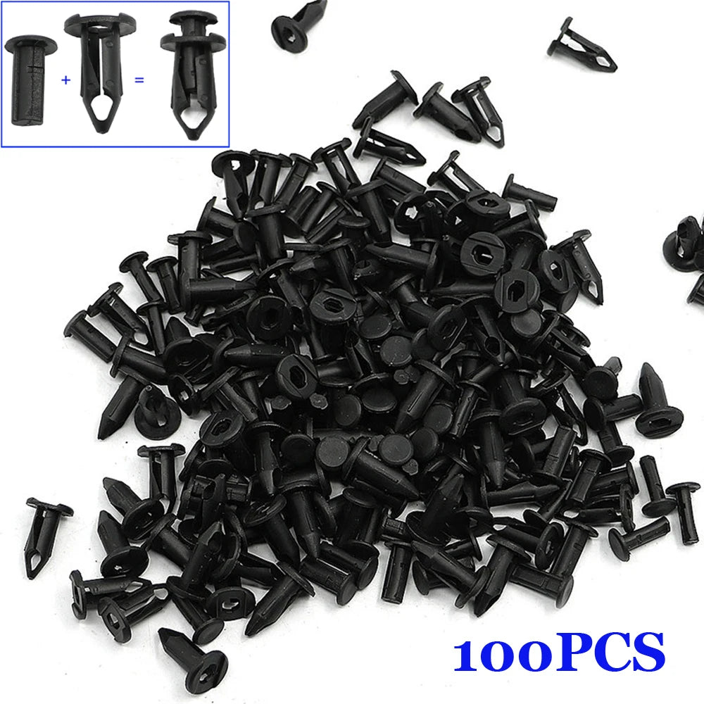 100Pcs Rivets 21075686 car rivets 11561878 For ATV UTV For Can Am Maverick/ Outlander accessories for repairing Tool set 20mm